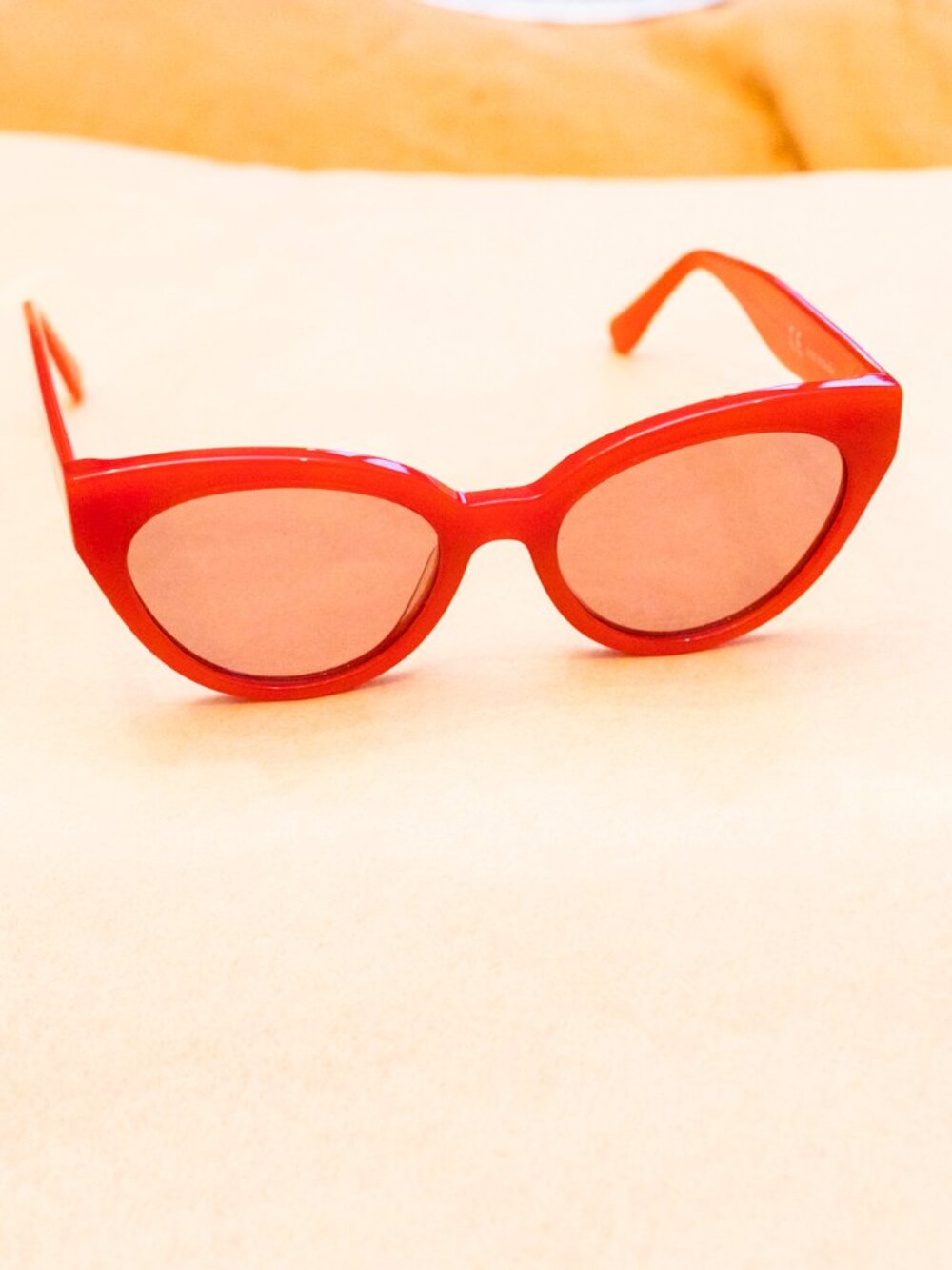 J.Crew Pacific Cat-eye Sunglasses in Red, GUC. - Picture 2 of 4